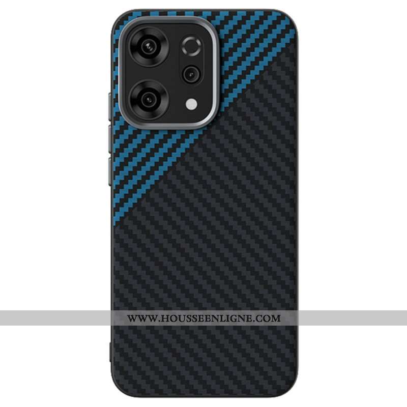 Coque Oppo Reno 14 5G Compatible MagSafe Fibre de Carbone