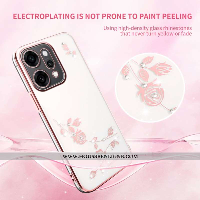 Coque Oppo Reno 14 5G Fleurettes KADEM