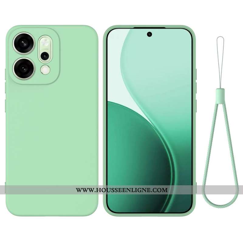 Coque Oppo Reno 14 5G Silicone à Lanière