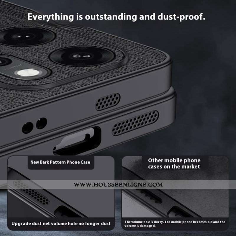 Coque Oppo Reno 14 5G Texture Bois