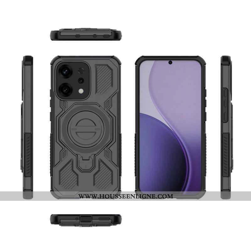 Coque Oppo Reno 14 5G Ultra Résistante Magnétique avec Support
