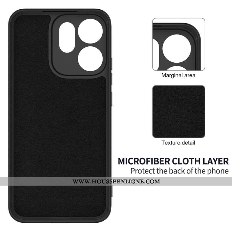 Coque Oppo Reno 14 F 5G Silicone Liquide à Lanière