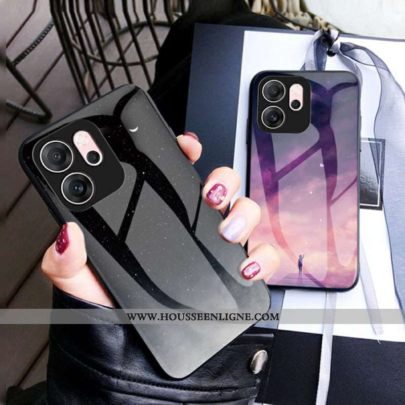 Coque Oppo Reno 14 F 5G Verre Trempé Ciel