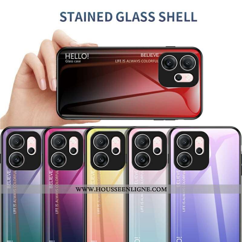 Coque Oppo Reno 14 F 5G Verre Trempé Hello