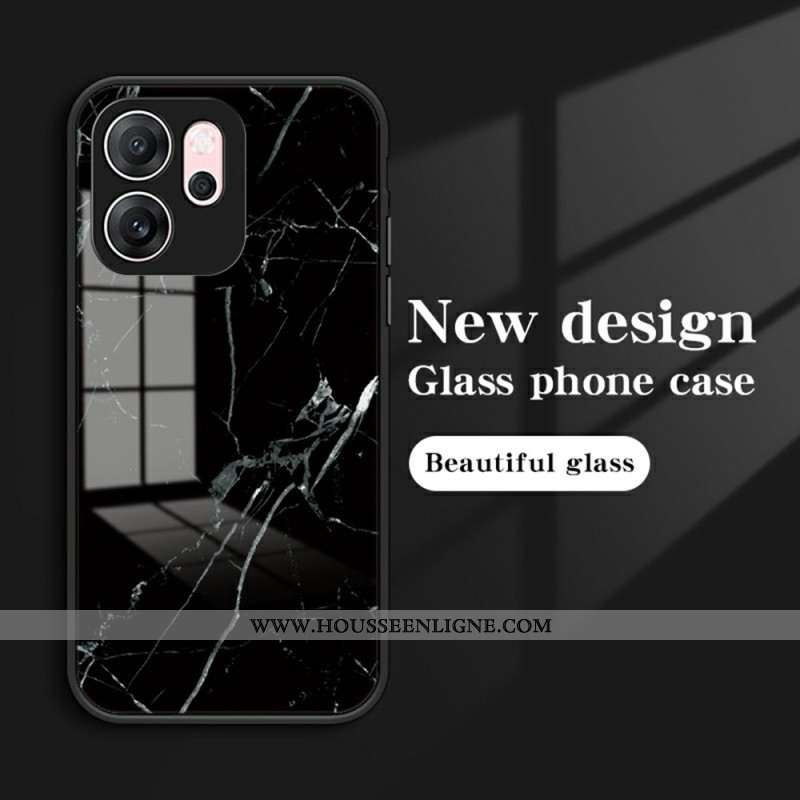 Coque Oppo Reno 14 F 5G Verre Trempé Marbre