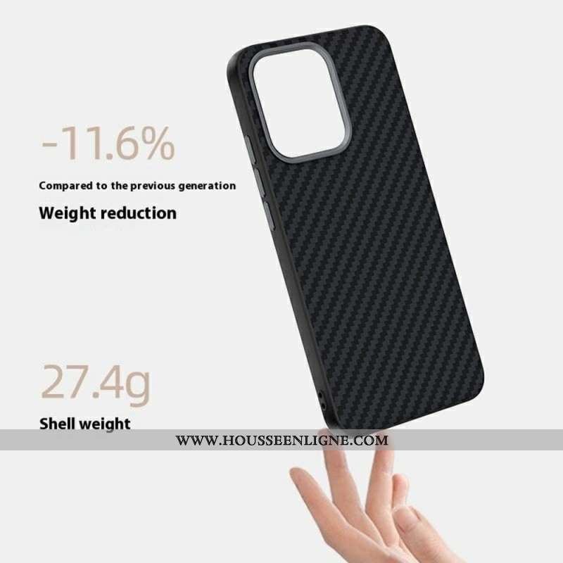 Coque Oppo Reno 14 Pro 5G Compatible MagSafe Fibre Carbone ABEEL