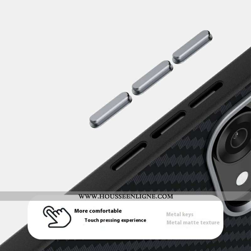 Coque Oppo Reno 14 Pro 5G Compatible MagSafe Fibre Carbone ABEEL