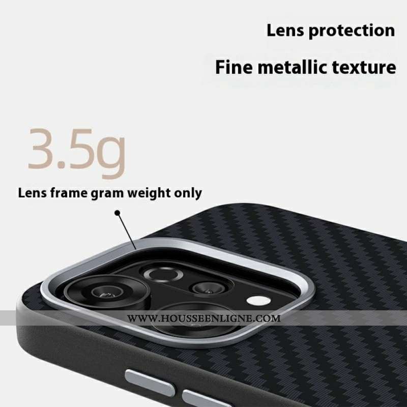 Coque Oppo Reno 14 Pro 5G Compatible MagSafe Fibre Carbone ABEEL