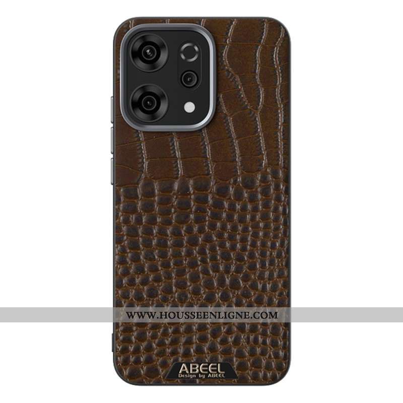 Coque Oppo Reno 14 Pro 5G Compatible MagSafe Texture Crocodile