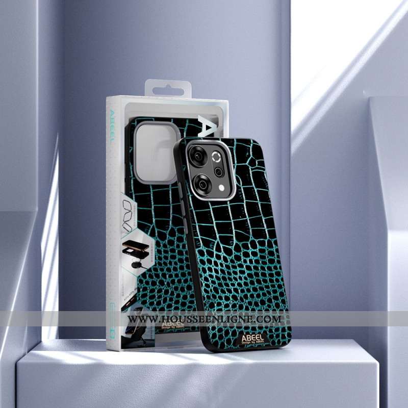 Coque Oppo Reno 14 Pro 5G Compatible MagSafe Texture Crocodile