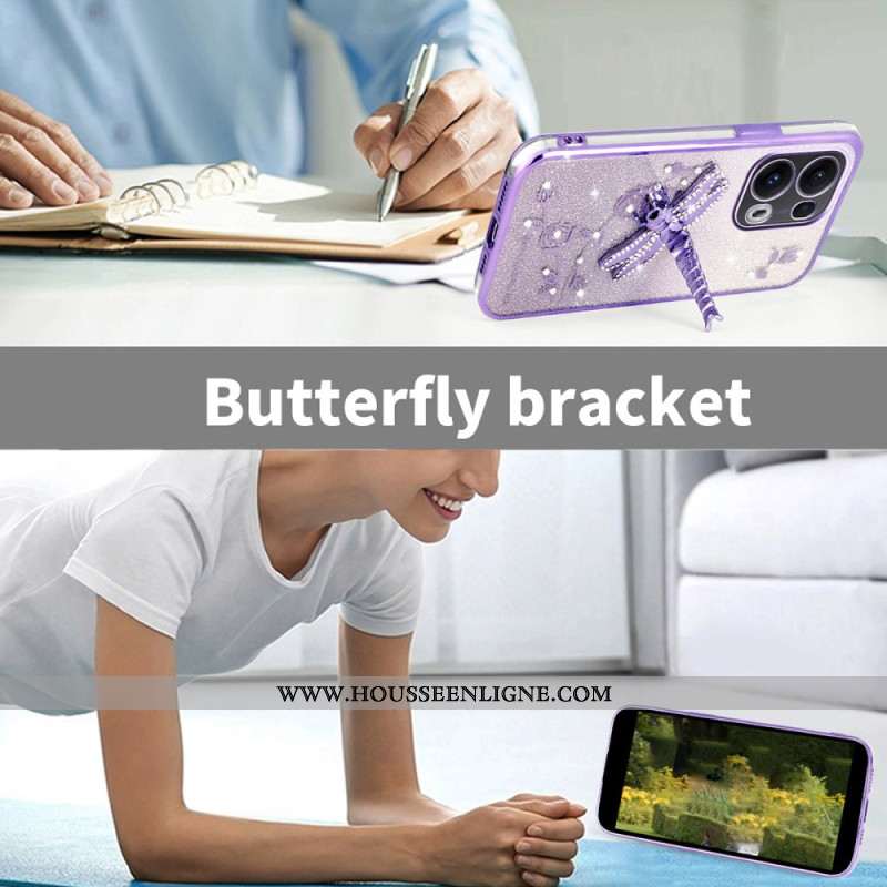 Coque Oppo Reno1 3 Pro 5G Support Libellule KADEM