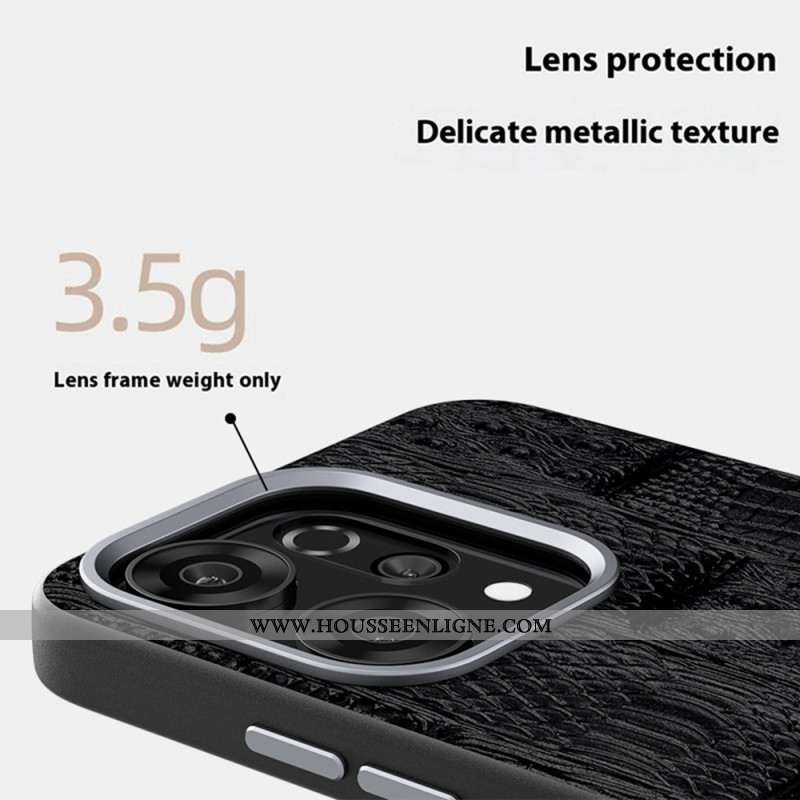 Coque Oppo Reno14 5G Compatible MagSafe Texture Micro-Gaufrée ABEEL