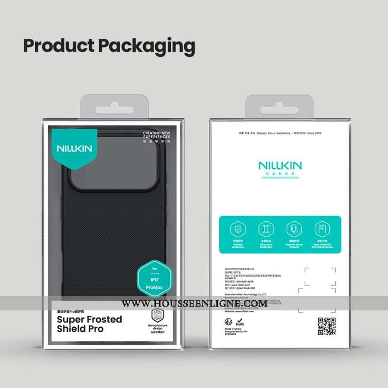Coque Phone 17 Pro Max Frosted Shield Pro NILLKIN