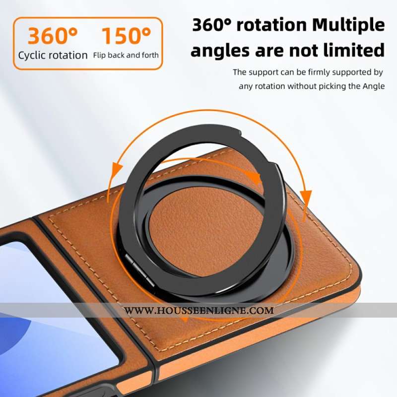 Coque SSamsung Galaxy Z Flip 7 FE / Z Flip 6 Support-Anneau Compatible MagSafe