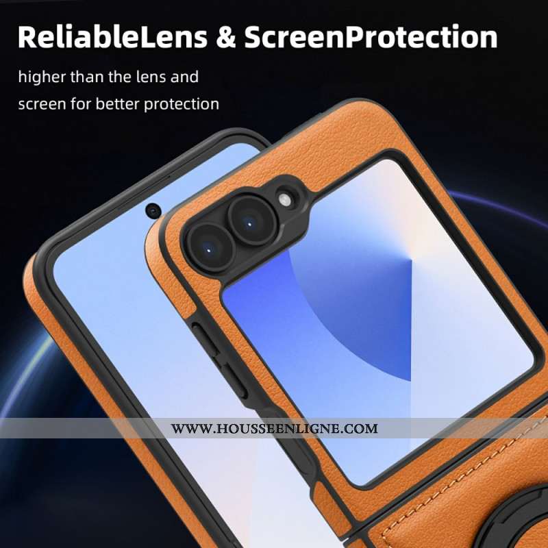 Coque SSamsung Galaxy Z Flip 7 FE / Z Flip 6 Support-Anneau Compatible MagSafe