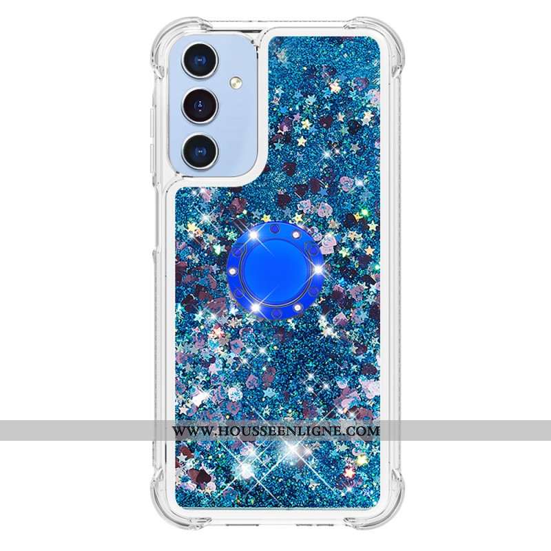 Coque Samsung Galaxy A17 4G / 5G Anneau-Support Paillettes