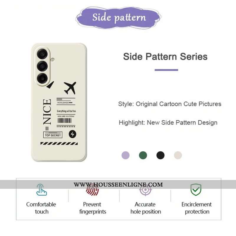 Coque Samsung Galaxy A17 4G / 5G Billet d'Embarquement