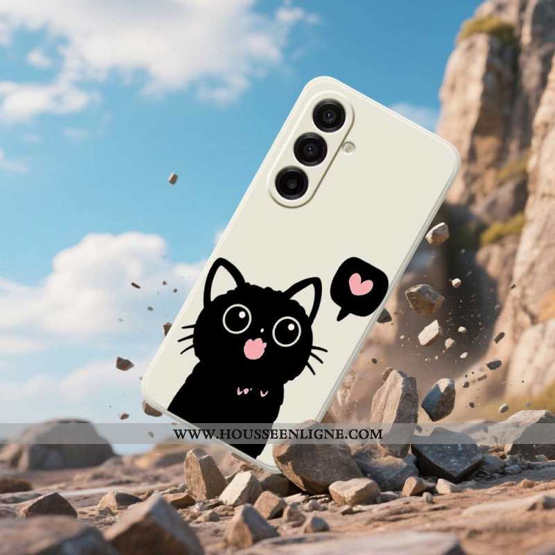 Coque Samsung Galaxy A17 4G / 5G Chat Noir