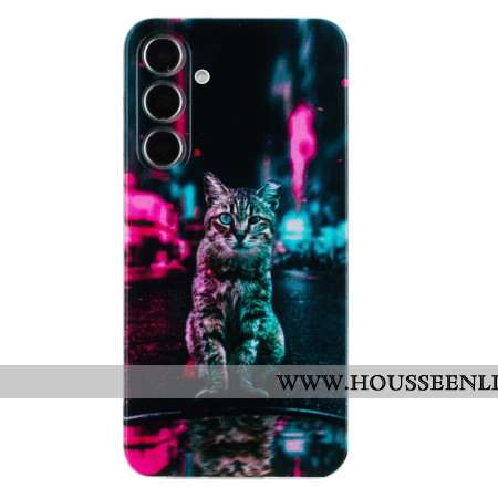 Coque Samsung Galaxy A17 4G / 5G Chat au Feu de Circulation