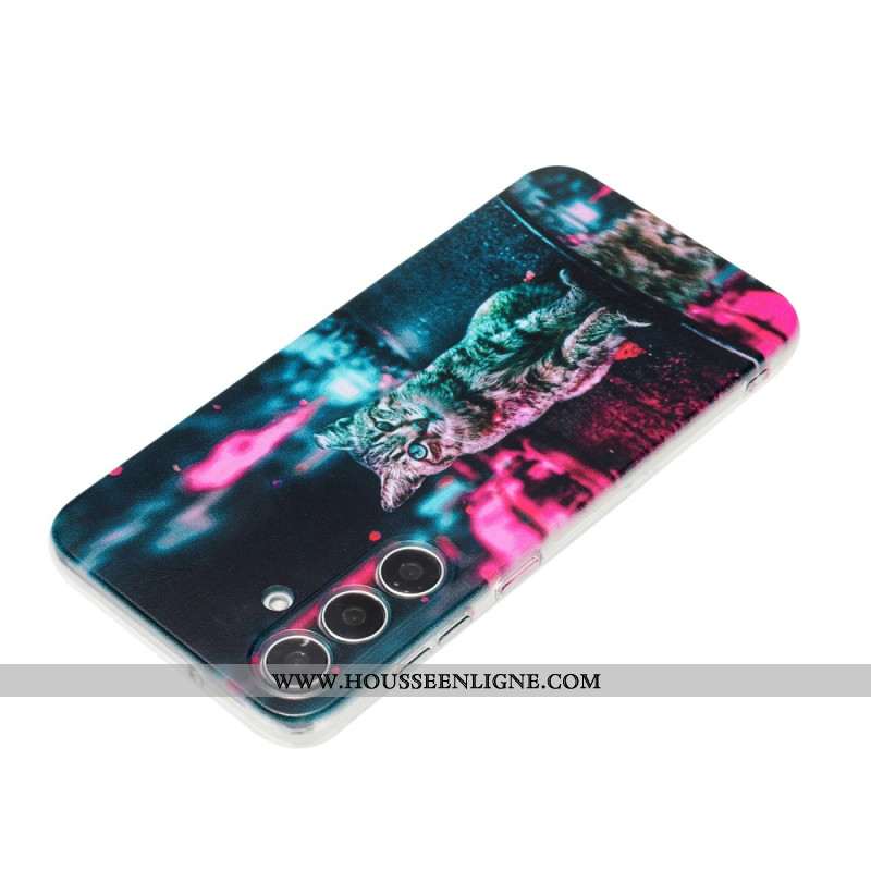 Coque Samsung Galaxy A17 4G / 5G Chat au Feu de Circulation