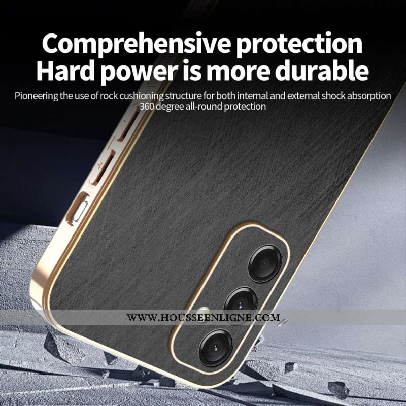 Coque Samsung Galaxy A17 4G / 5G Effet Cuir AZNS