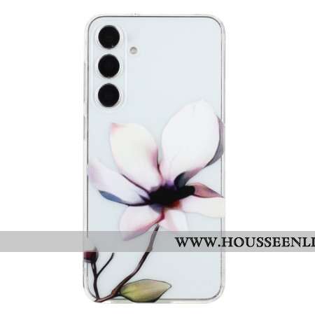 Coque Samsung Galaxy A17 4G / 5G Fleur Blanche