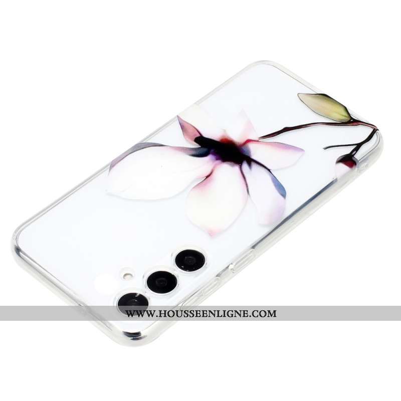 Coque Samsung Galaxy A17 4G / 5G Fleur Blanche