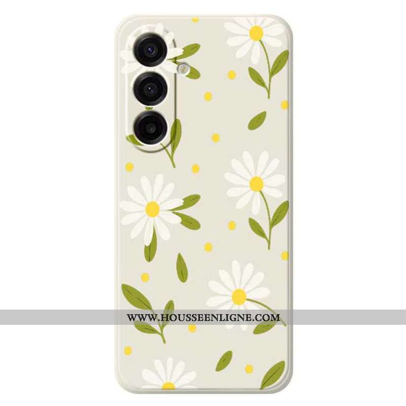 Coque Samsung Galaxy A17 4G / 5G Fleurettes Blanches