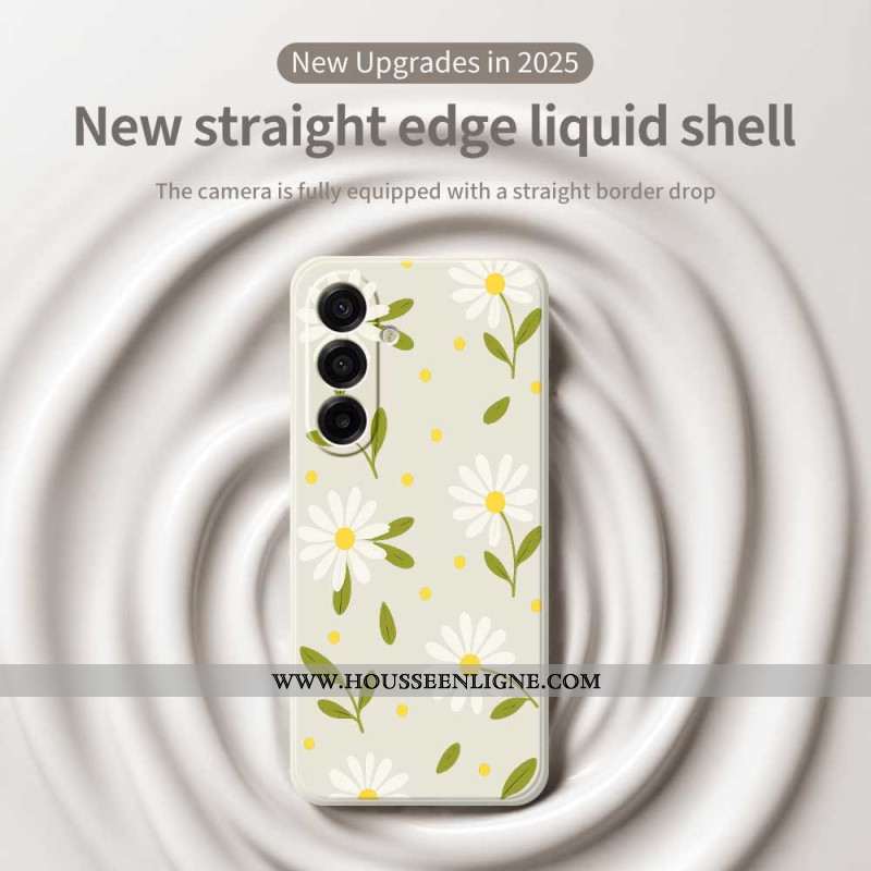 Coque Samsung Galaxy A17 4G / 5G Fleurettes Blanches