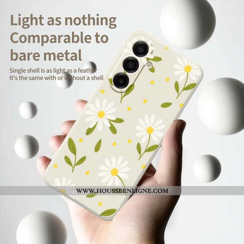 Coque Samsung Galaxy A17 4G / 5G Fleurettes Blanches