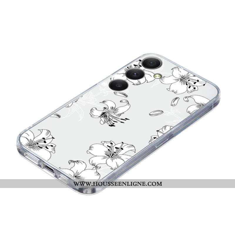Coque Samsung Galaxy A17 4G / 5G Fleurs Blanches