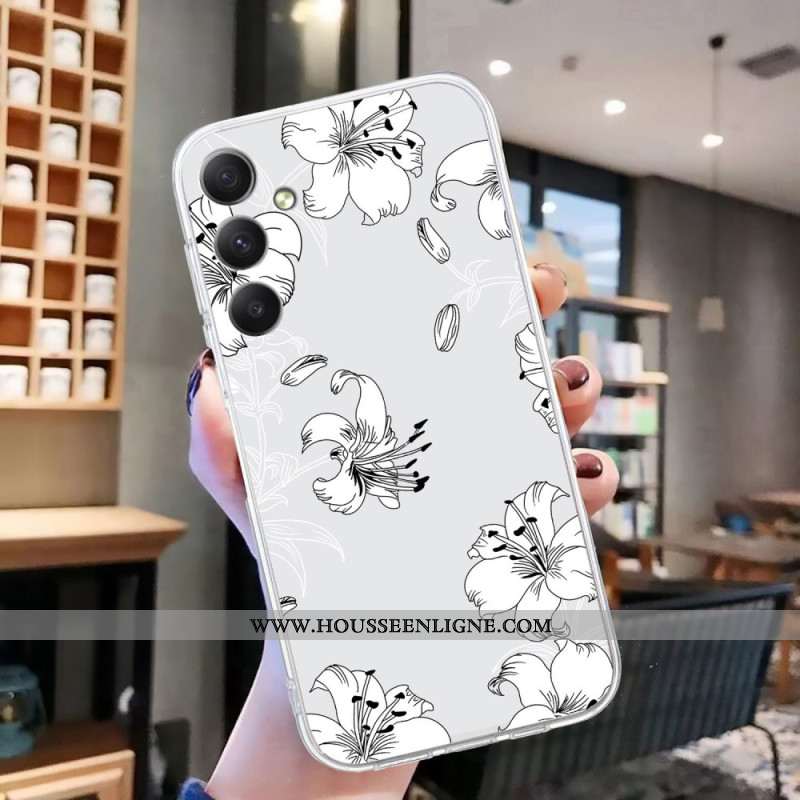 Coque Samsung Galaxy A17 4G / 5G Fleurs Blanches