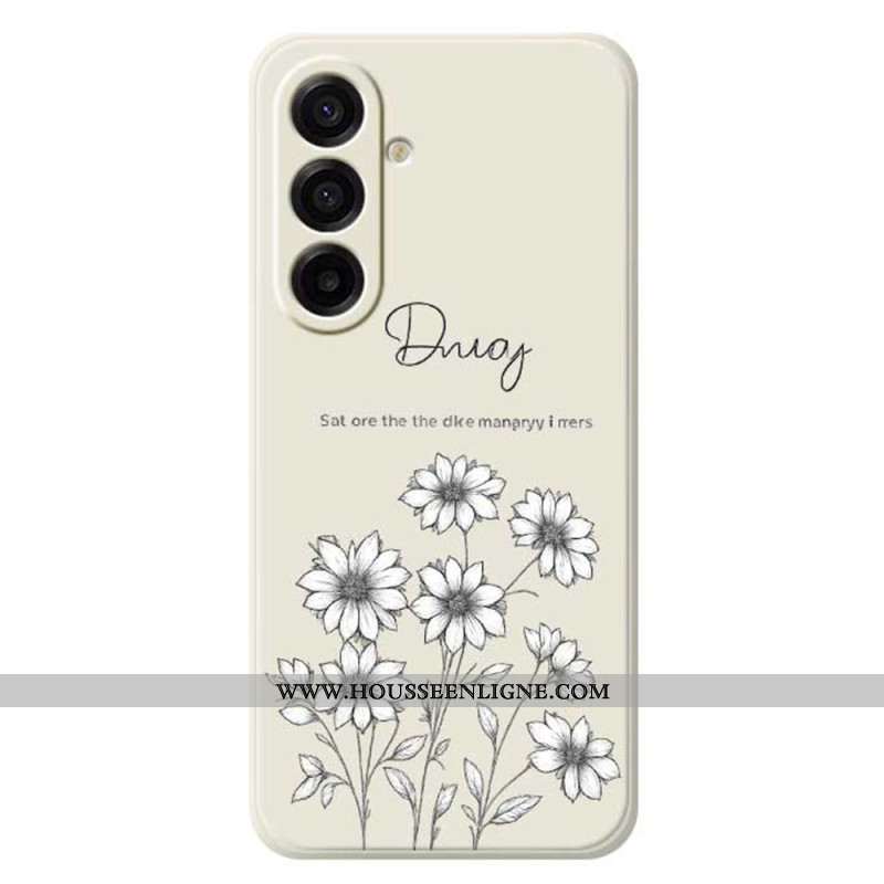 Coque Samsung Galaxy A17 4G / 5G Fleurs Graphiques