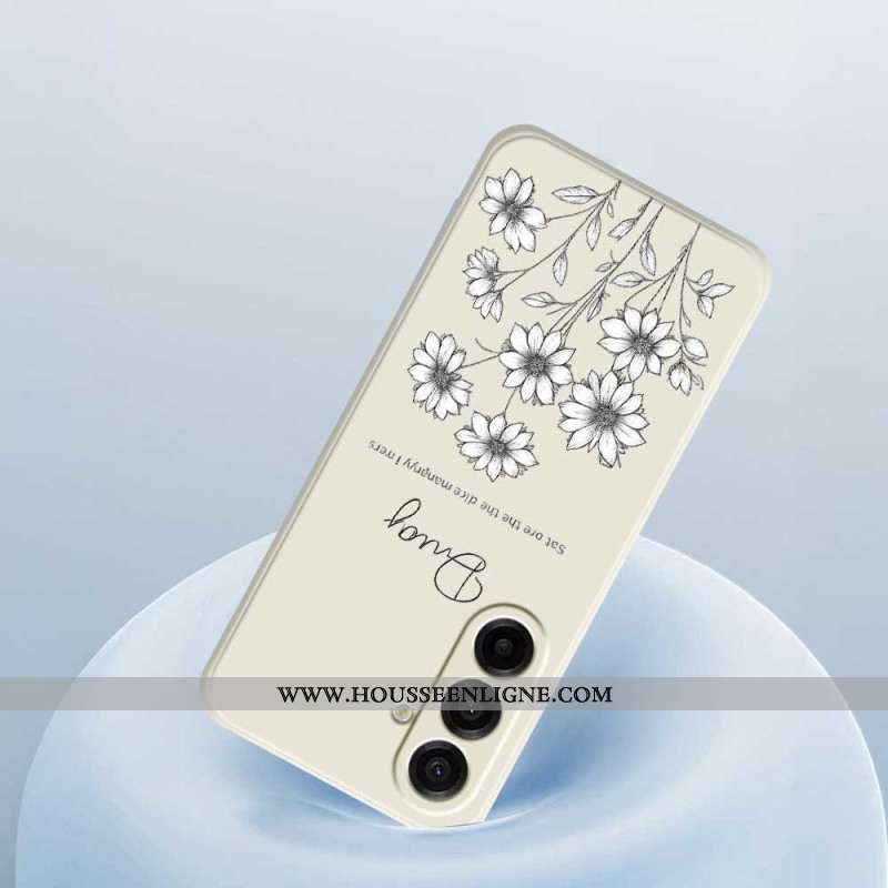 Coque Samsung Galaxy A17 4G / 5G Fleurs Graphiques