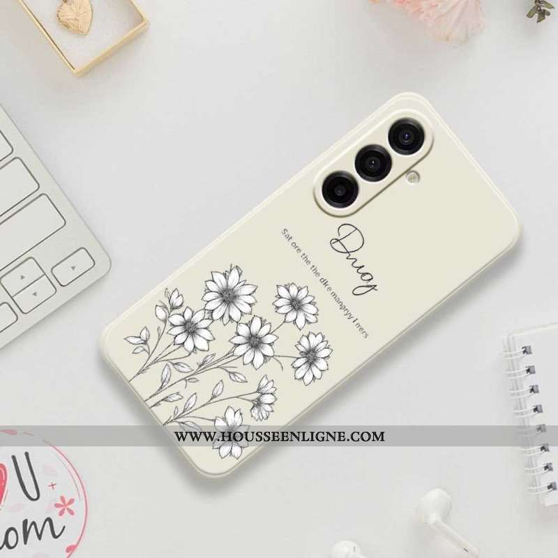 Coque Samsung Galaxy A17 4G / 5G Fleurs Graphiques