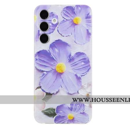 Coque Samsung Galaxy A17 4G / 5G Fleurs Violettes