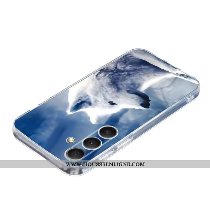 Coque Samsung Galaxy A17 4G / 5G Loup Blanc