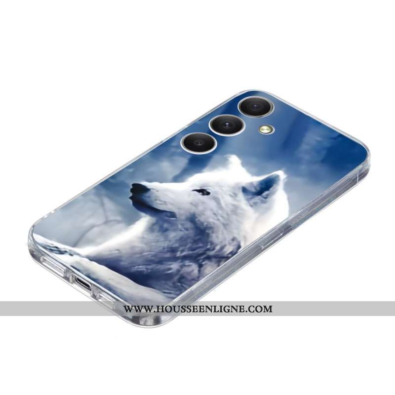 Coque Samsung Galaxy A17 4G / 5G Loup Blanc
