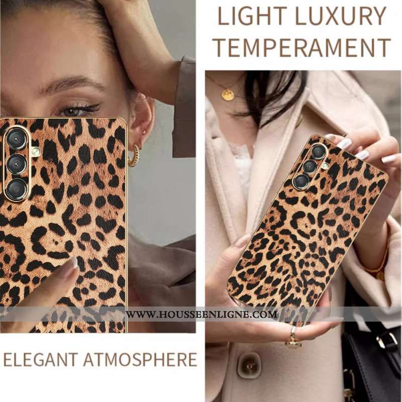 Coque Samsung Galaxy A17 4G / 5G Léopard Élégante