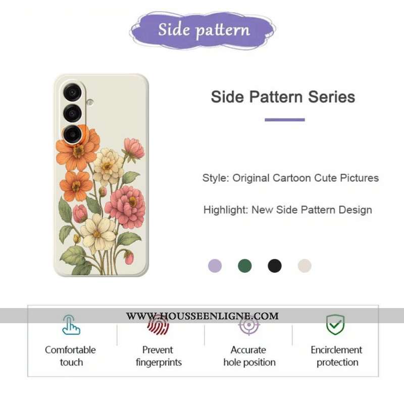 Coque Samsung Galaxy A17 4G / 5G Motif Floral