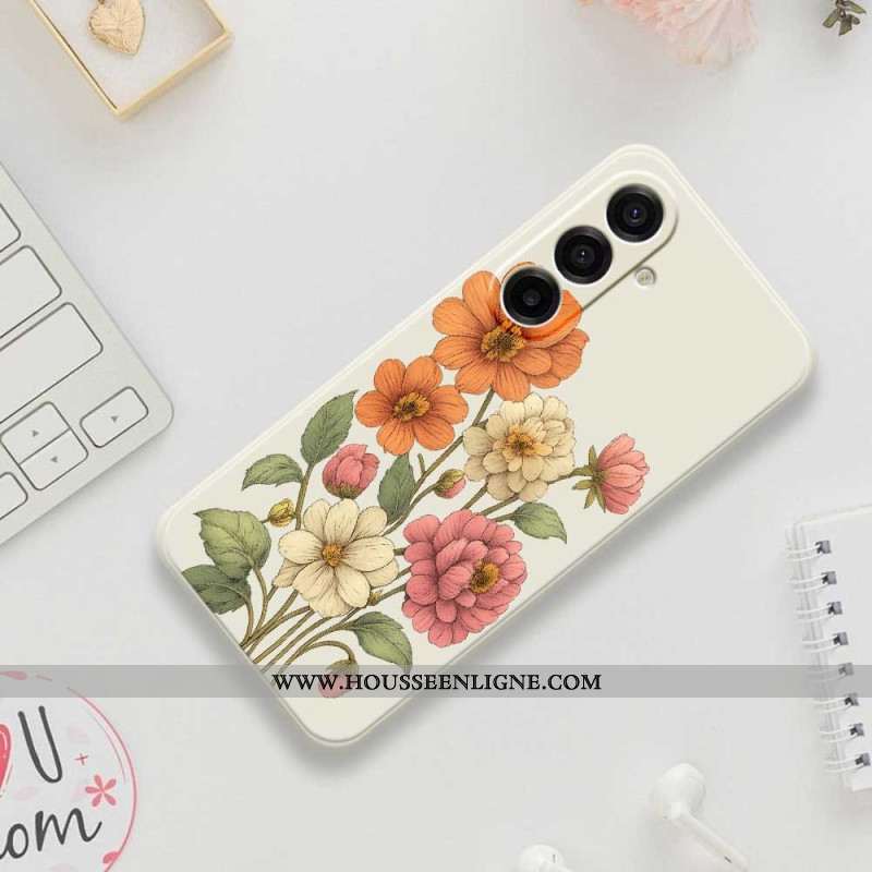 Coque Samsung Galaxy A17 4G / 5G Motif Floral