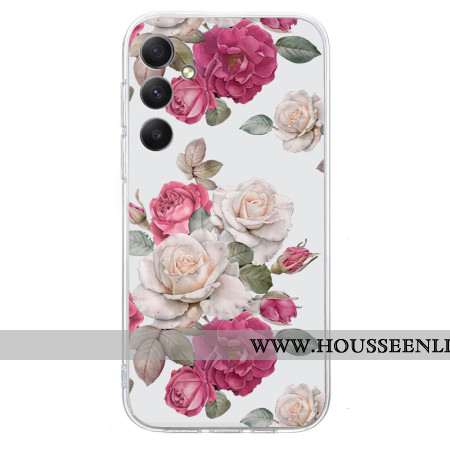 Coque Samsung Galaxy A17 4G / 5G Motif Pivoine