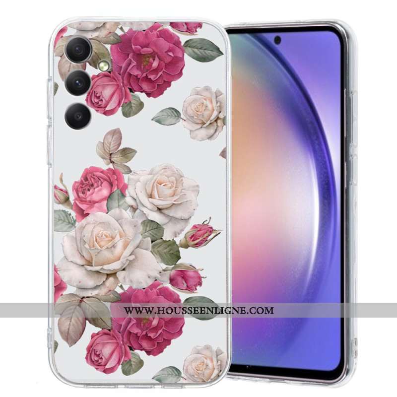 Coque Samsung Galaxy A17 4G / 5G Motif Pivoine
