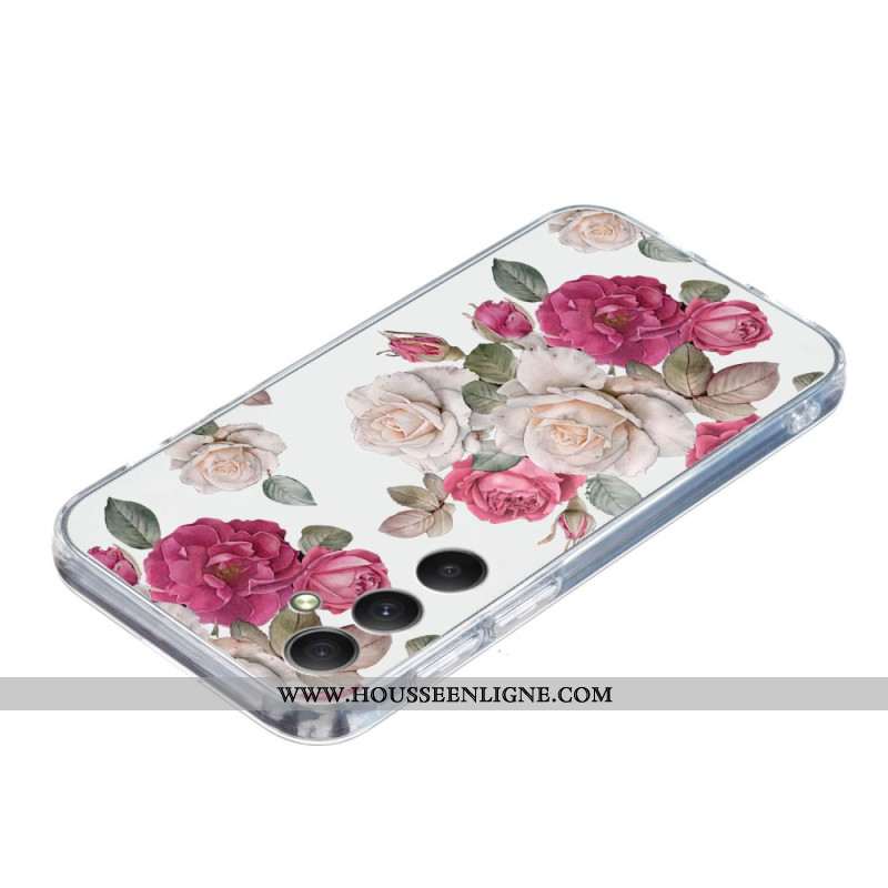 Coque Samsung Galaxy A17 4G / 5G Motif Pivoine