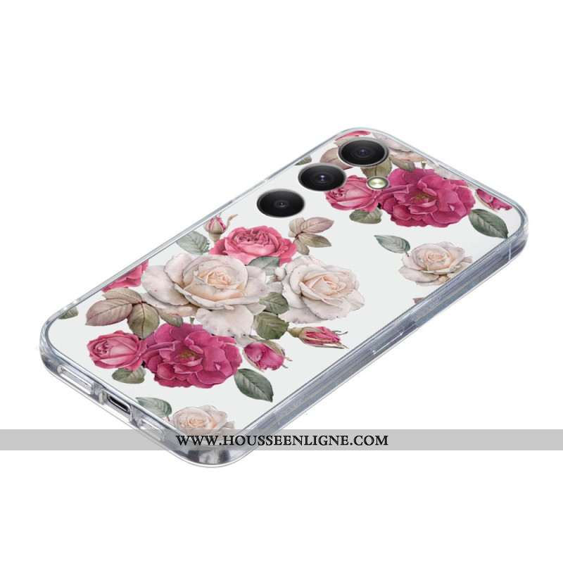 Coque Samsung Galaxy A17 4G / 5G Motif Pivoine