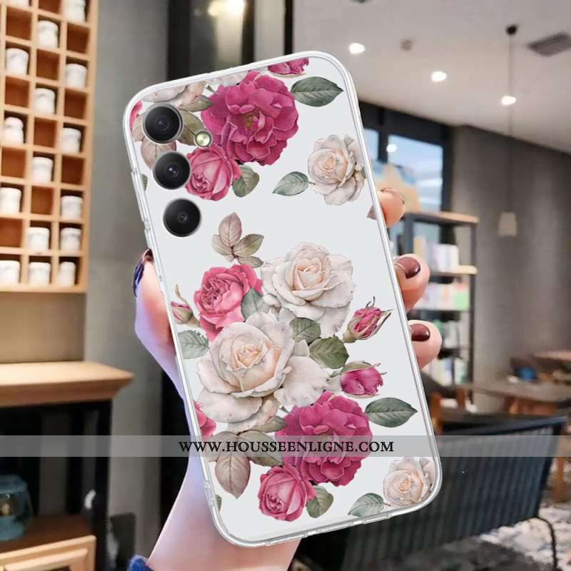 Coque Samsung Galaxy A17 4G / 5G Motif Pivoine