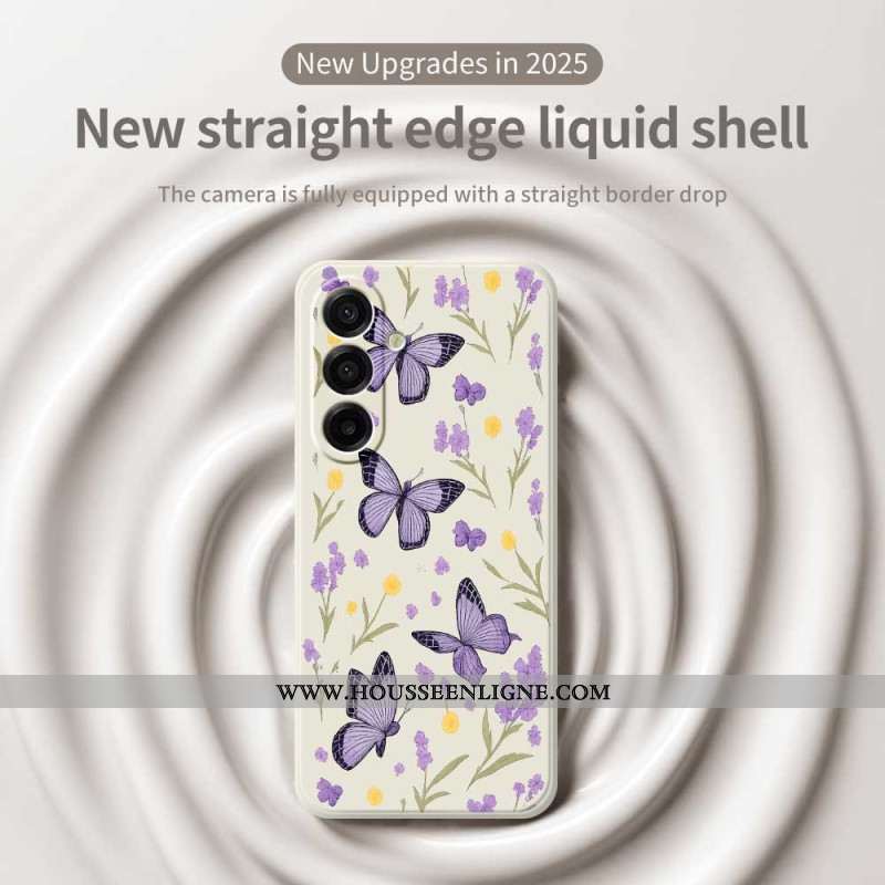 Coque Samsung Galaxy A17 4G / 5G Papillons Violets