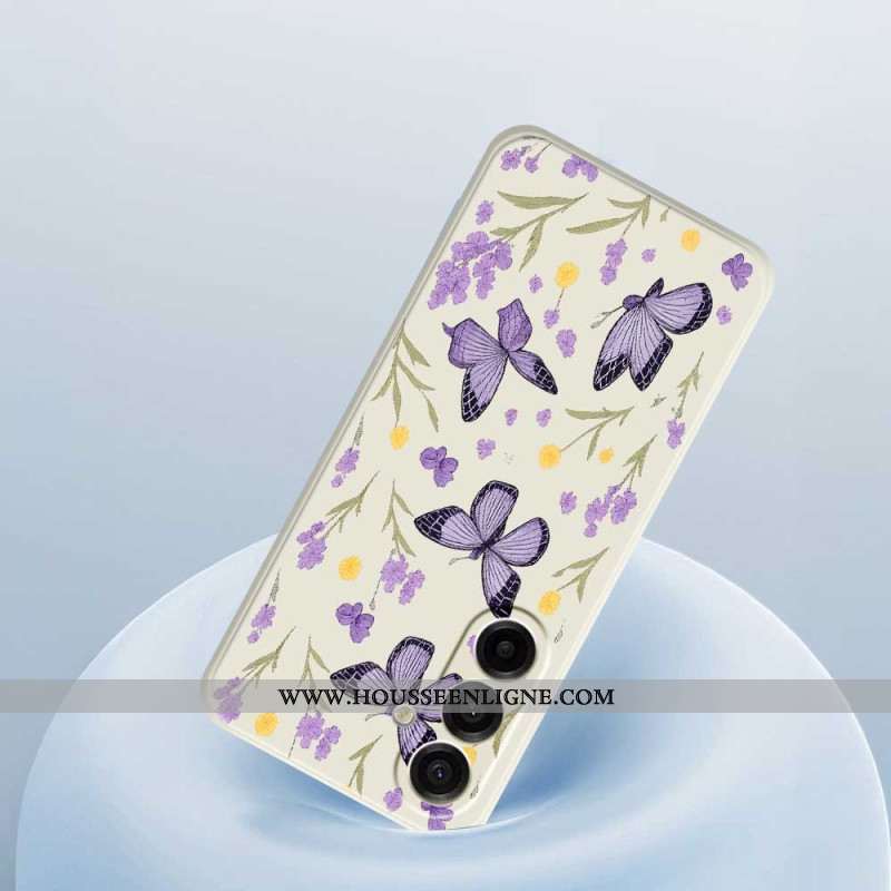 Coque Samsung Galaxy A17 4G / 5G Papillons Violets