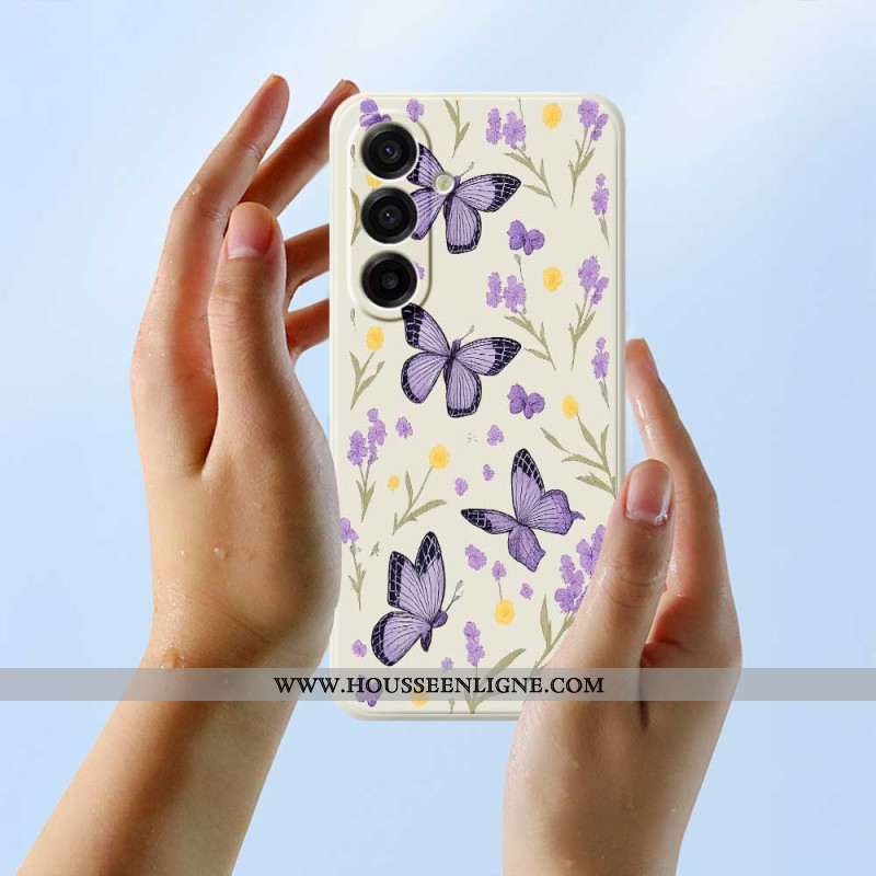 Coque Samsung Galaxy A17 4G / 5G Papillons Violets