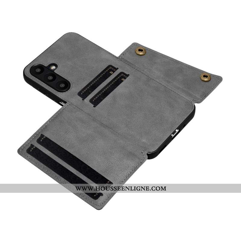 Coque Samsung Galaxy A17 4G / 5G Porte-Cartes Effet Cuir